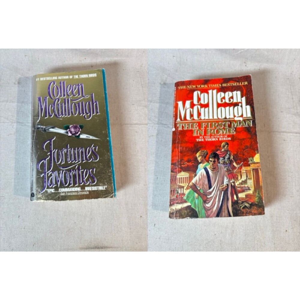 Lot of 2 Colleen McCullough Mass Market Paperbacks GOOD